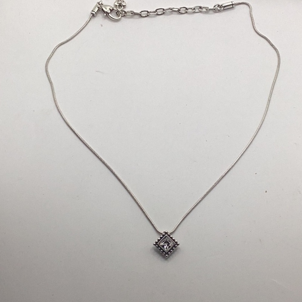 Brighton Silver Plated Crystal Necklace